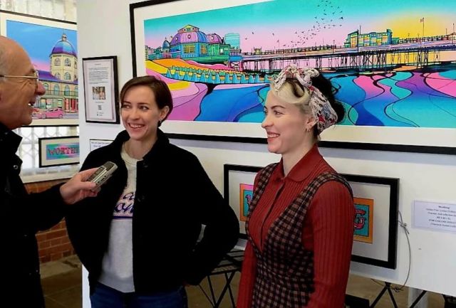 We were interviewed by @podcastworthing earlier on in the week 😀 It was great fun to show them around the gallery, chat to them about our artwork, the future of TFT, and the work we do in schools. Listen over on Spotify - The Worthing Podcast 🤩